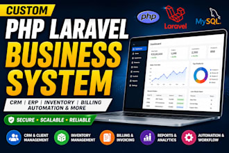 build custom business automation software in PHP