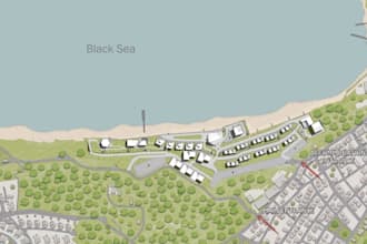 render and design master site plan, landscape, and layout
