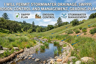 permit stormwater drainage, swppp, erosion control and management, grading plan