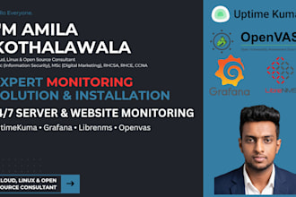 provide monthly itil server monitoring and security