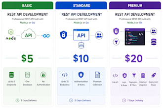 build a professional rest API with nodejs or go