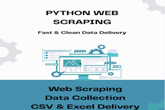 do python scripting data scraping and automation