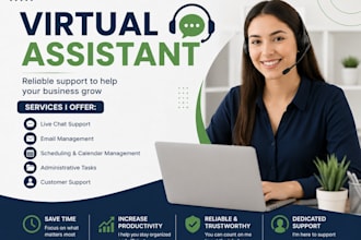 be your virtual assistant for customer support and admin tasks