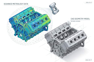 reverse engineering, recreate obsolete part design from scan, stl, obj to step