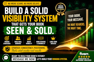 be your amazon book visibility expert, amazon kdp promotion, kindle book, ebook