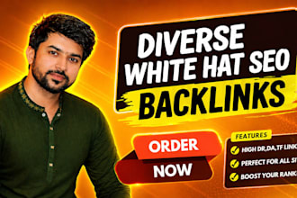 do white hat link building with high da USA SEO backlinks