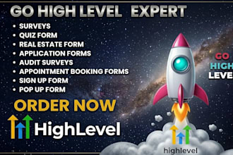 create forms and surveys in go high level