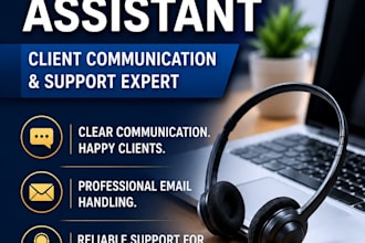 manage professional b2b client communication and be your personal VA