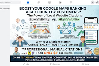 provide manual citations for your local business