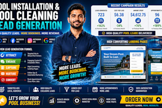 pool installation leads, pool cleaning, pool installation leads via google ads
