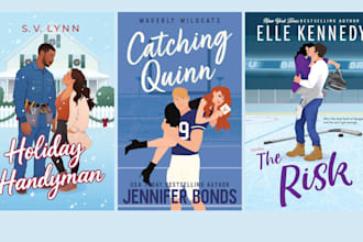 design book cover illustrated romance book cover character illustration