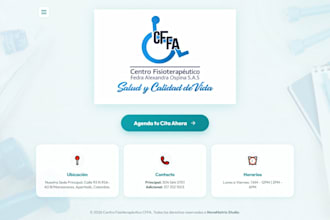 design and develop a custom landing page or booking system