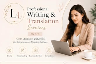 business and economics writing , emails and translation