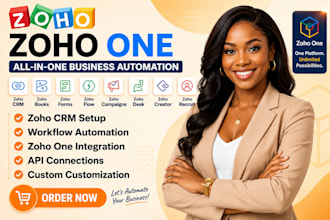 setup and automate zoho CRM, zoho one and zoho campaigns