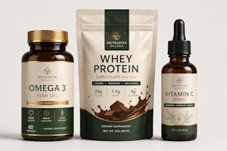 design premium packaging and label design