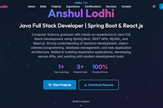 build a modern responsive website