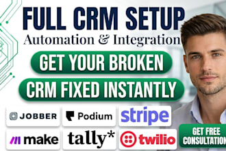 gohighlevel twilio stripe podium make jobber tally slack clay vapi ai automation