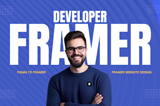 do framer website development as framer developer