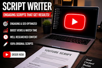 write engaging youtube scripts with cinematic storytelling