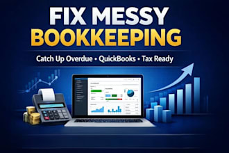 do quickbooks online cleanup, catchup bookkeeping and bank reconciliation