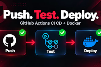 set up a github actions ci cd pipeline with docker