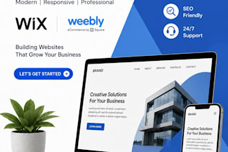 create weebly, wix studio website design, redesign wix store