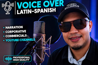 record an epic spanish voice over for gaming and gameplays