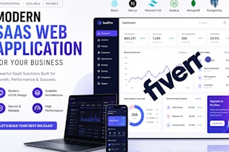 build a modern saas web application for your business