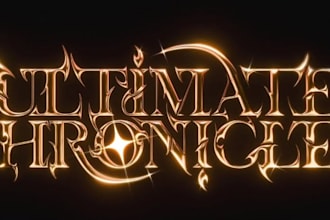 design a logo for your power, folk, or symphonic metal band