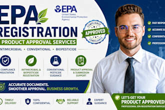 provide epa antimicrobial, conventional, and biopesticide registration services