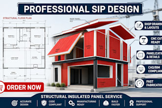create professional sip shop drawings and panel layouts for construction