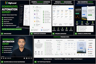 build gohighlevel sales automation workflows and CRM systems