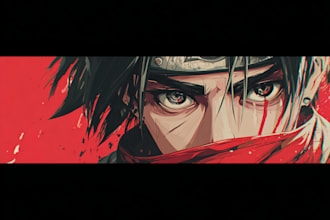 design custom anime gaming banners anime