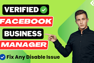 fix issues or set facebook business manager and ads account