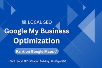optimize your gmb and local SEO to rank on google maps