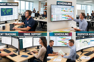 be your virtual assistant for logistics and admin support