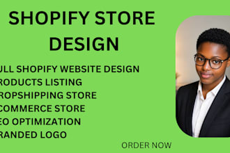 do shopify design and redesign shopify store set up