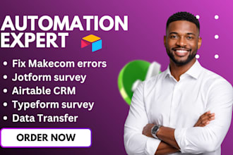 create jotform typeform survey with zapier make integration and workflow
