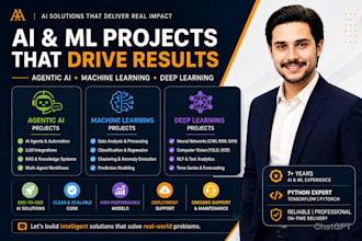 do agentic ai , machine learning and deep learning projects