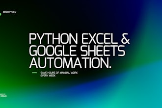automate your excel or google sheets tasks with python