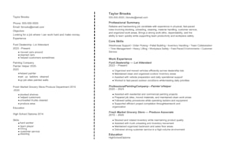 create or improve your professional resume and cover letter