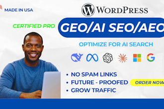 do wordpress GEO, aeo and technical ai SEO optimization for chatgpt and google