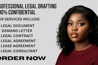 draft legal contracts, agreements, demand letters, and legal documents