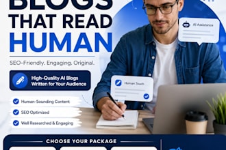write and edit 3 ai blogs for your business