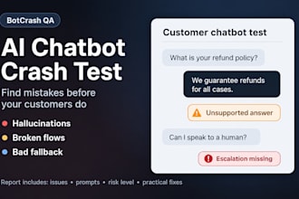 test your ai chatbot before your customers do