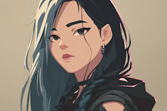 do anime character an illustration and anime character