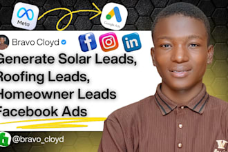 generate solar leads roofing leads homeowner leads facebook ads solar website