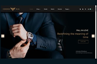 design wrist watch shopify store jewelry shopify store smart watch clock website