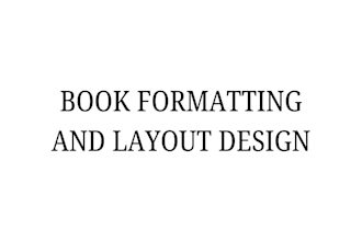 create a clean KDP book formatting and interior layout design