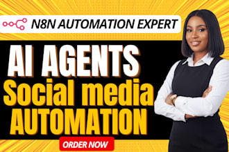 make social media automation make com automation n8n social media ai automation
